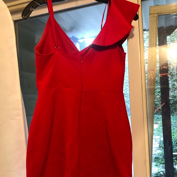 Lush (Bloomingdales) bright cherry red mini dress! - Picture 4 of 4